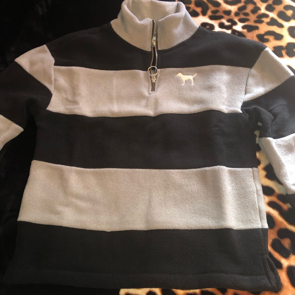 PINK Vs Polar Fleece Quarter Zip